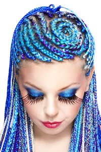 Caring for Coloured Blue braids